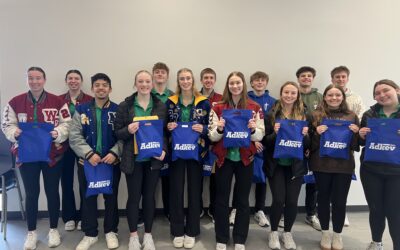 Alliance Junior Board Visits Monticello Public Library with Adkev